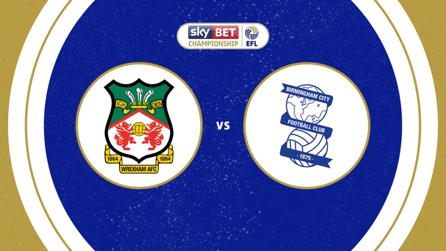 Wrexham vs Birmingham City event artwork