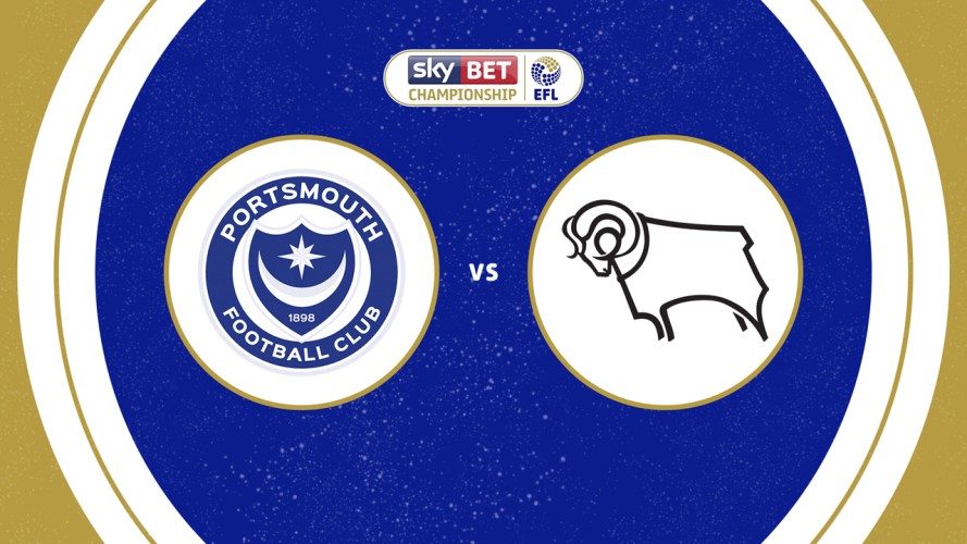Portsmouth vs Derby County event artwork