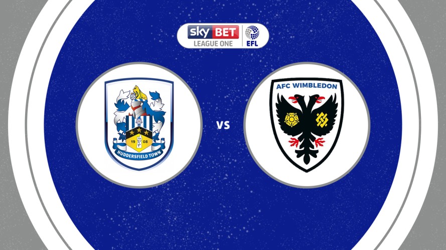 Huddersfield Town vs AFC Wimbledon event artwork
