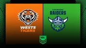 Wests Tigers vs Canberra Raiders thumbnail artwork