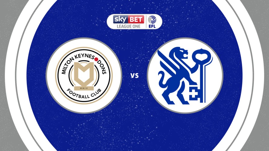 Milton Keynes Dons vs Peterborough United event artwork