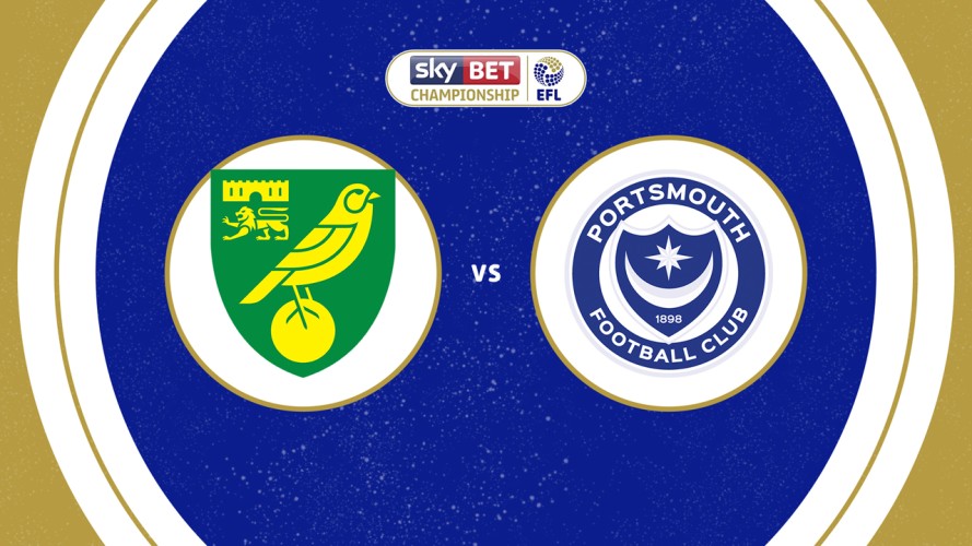 Norwich City vs Portsmouth event artwork