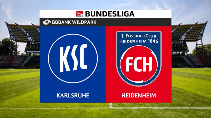 Karlsruhe vs Heidenheim event artwork