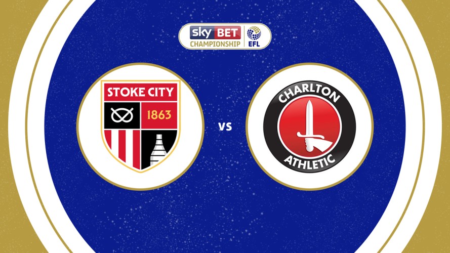 Stoke City vs Charlton Athletic event artwork