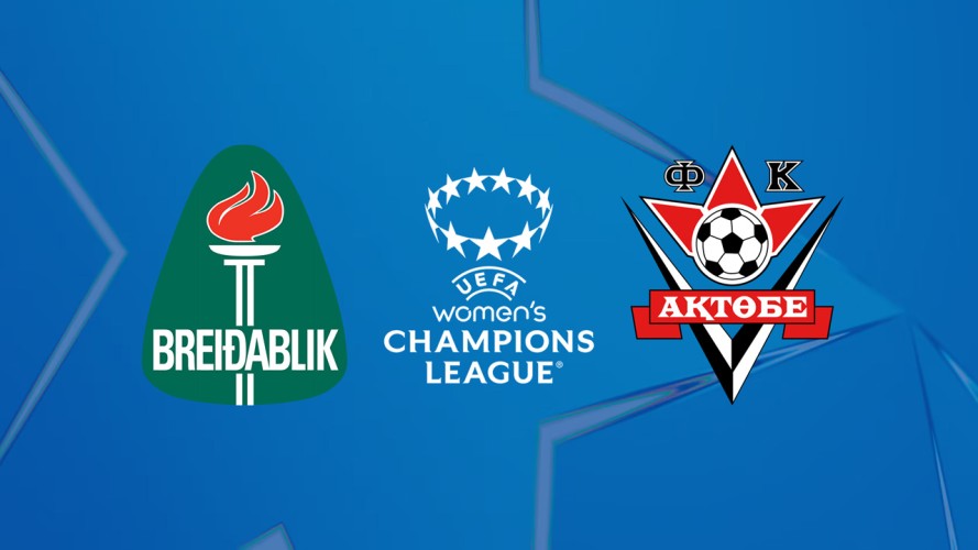 Breidablik Women vs Aktobe Women event artwork