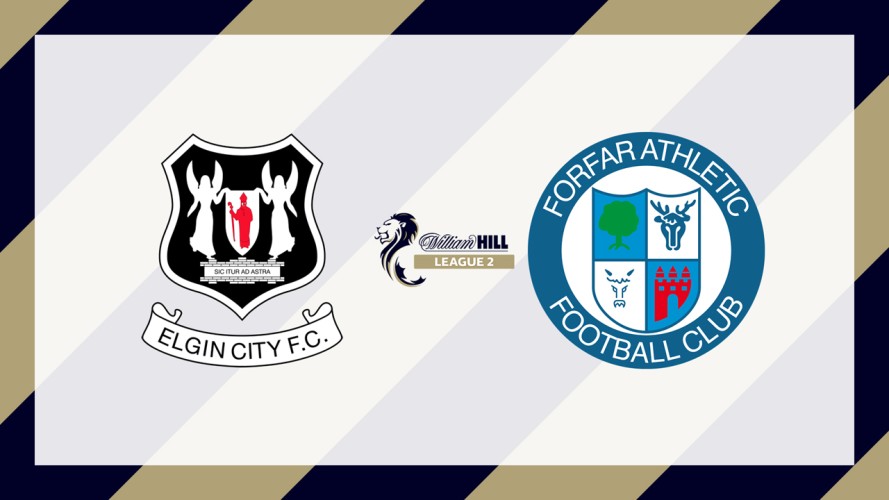 Elgin City vs Forfar Athletic event artwork