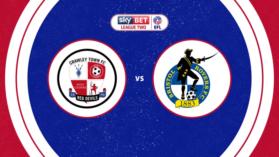 Crawley Town vs Bristol Rovers event artwork