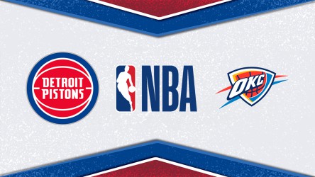 Detroit Pistons vs Oklahoma City Thunder thumbnail artwork