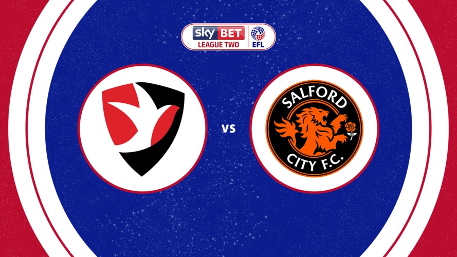 Cheltenham Town vs Salford City event artwork