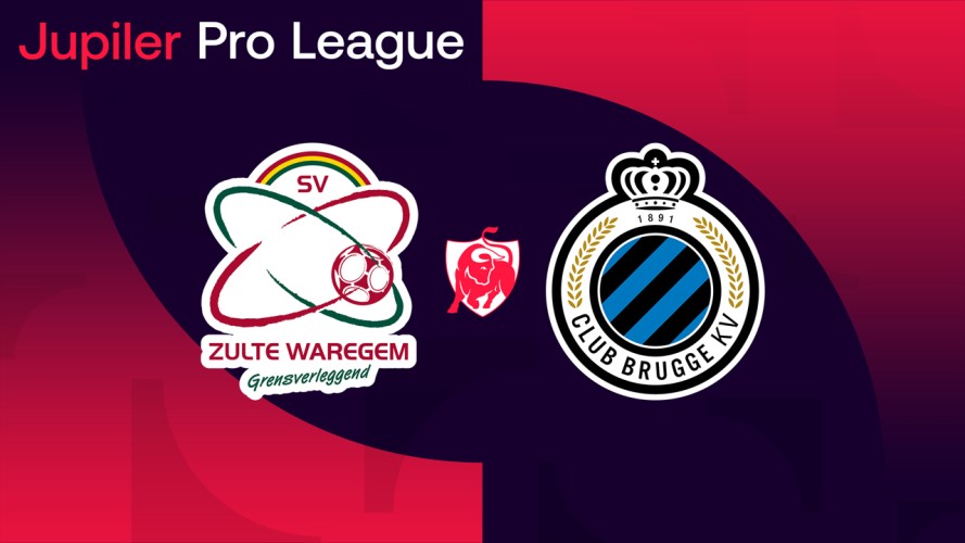 Zulte Waregem vs Club Brugge event artwork