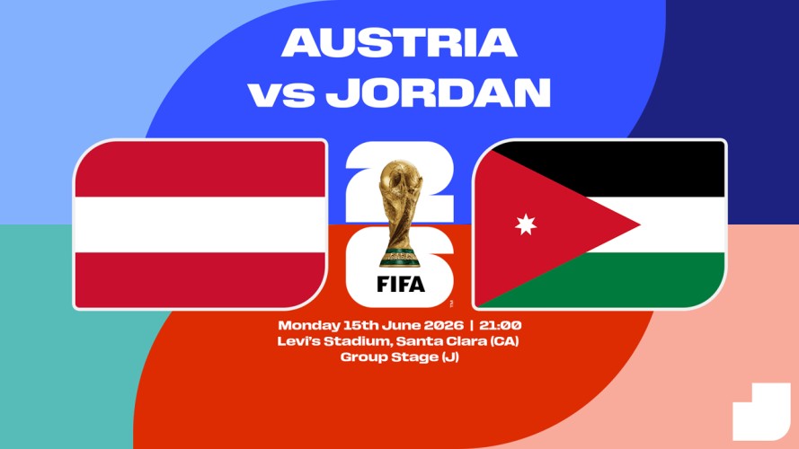 Austria vs Jordan event artwork