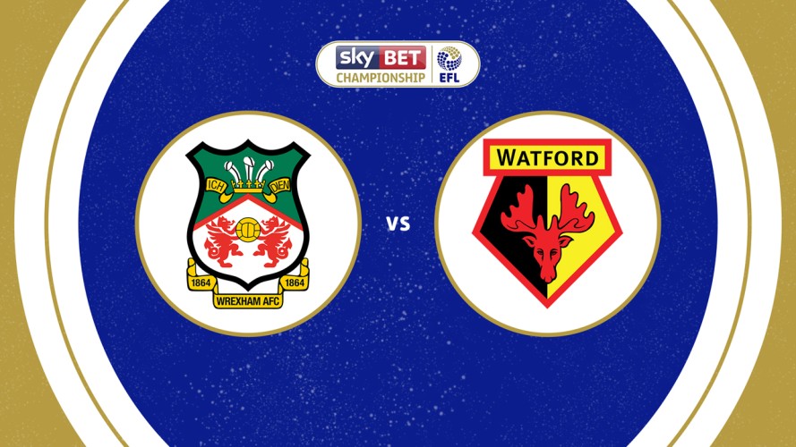 Wrexham vs Watford event artwork
