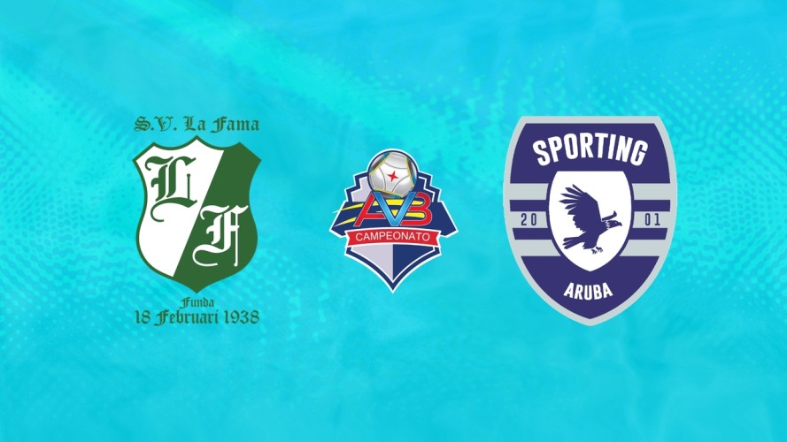La Fama vs Sporting Aruba event artwork