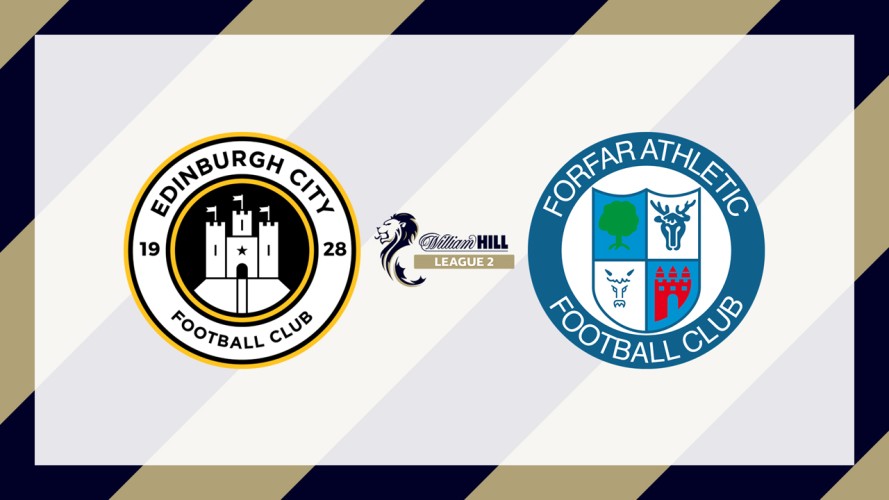 Edinburgh City vs Forfar Athletic event artwork