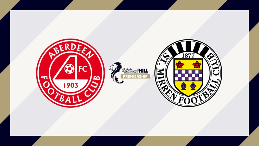 Aberdeen vs St Mirren event artwork