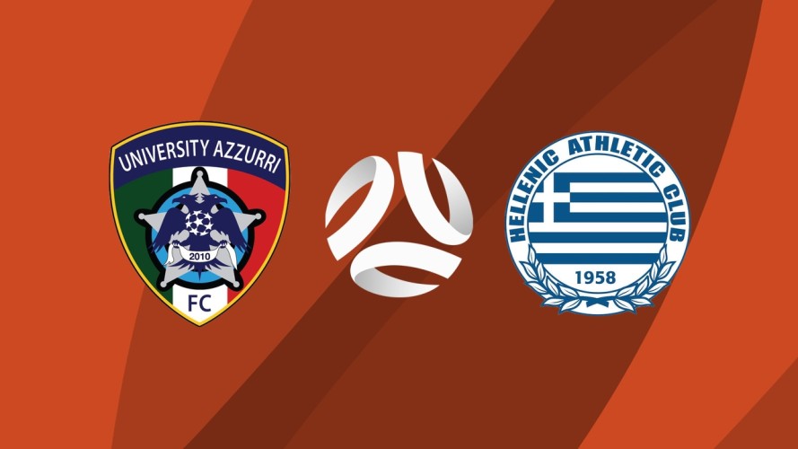 University Azzurri vs Hellenic Athletic event artwork