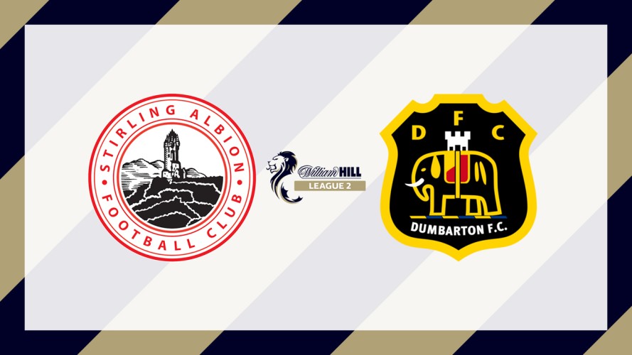 Stirling Albion vs Dumbarton event artwork