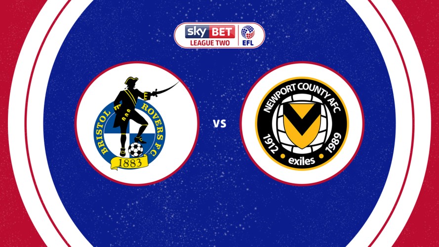 Bristol Rovers vs Newport County event artwork