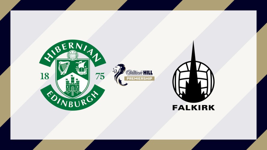 Hibernian vs Falkirk event artwork