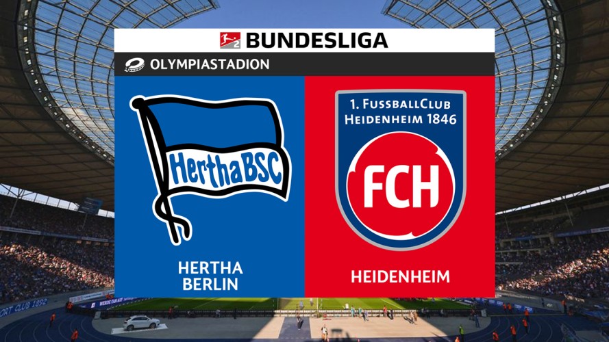 Hertha vs Heidenheim event artwork