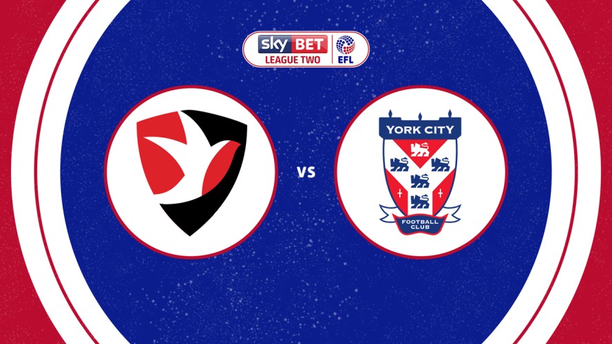 Cheltenham Town vs York City event artwork