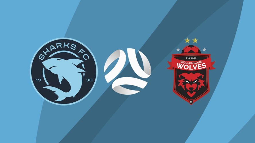 Sutherland Sharks vs Wollongong Wolves event artwork