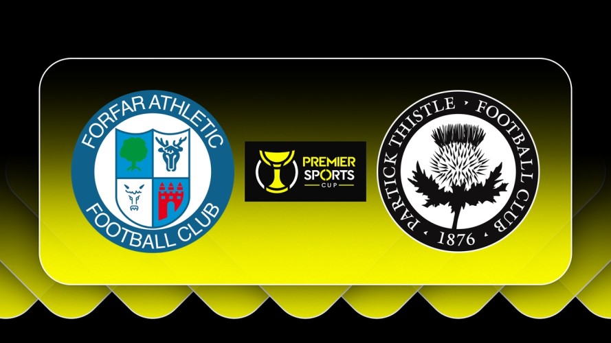 Forfar Athletic vs Partick Thistle event artwork