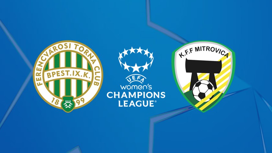 Ferencváros Women vs Mitrovica Women event artwork