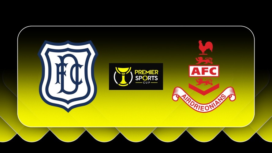Dundee vs Airdrieonians event artwork
