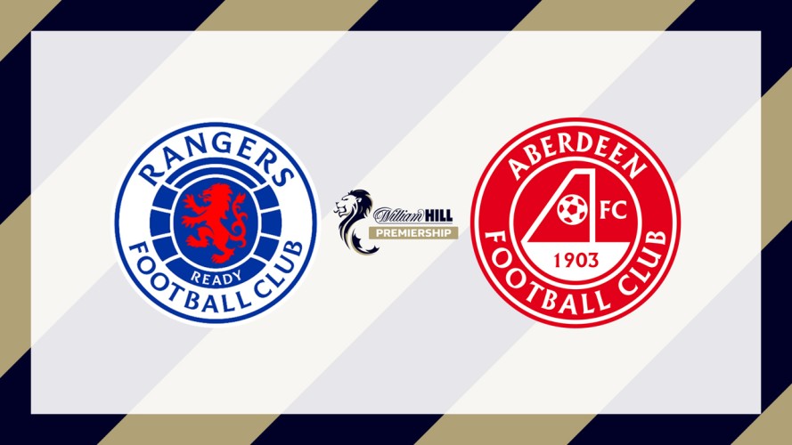 Rangers vs Aberdeen event artwork