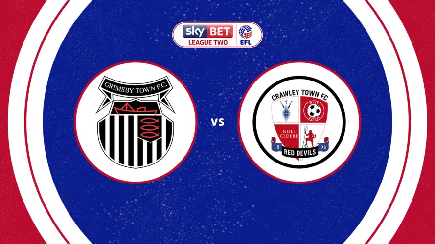 Grimsby Town vs Crawley Town event artwork
