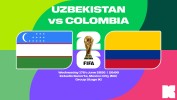Uzbekistan vs Colombia thumbnail artwork