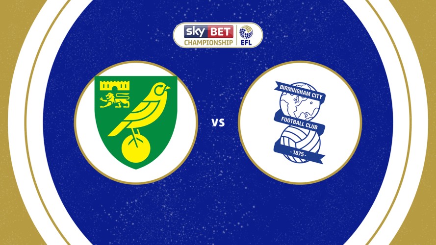 Norwich City vs Birmingham City event artwork