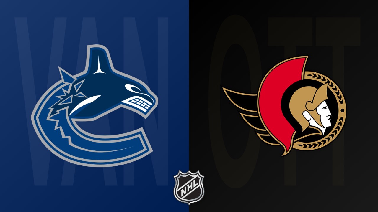 Ottawa Senators vs Vancouver Canucks