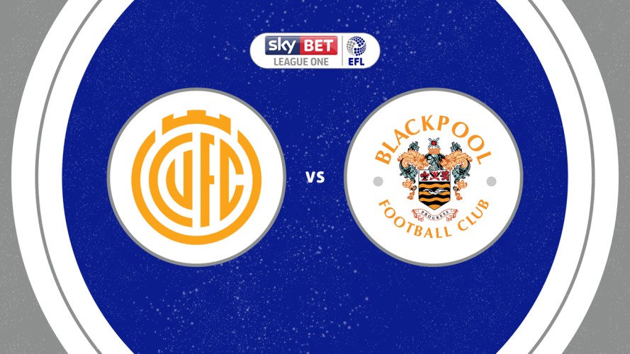 Cambridge United vs Blackpool event artwork