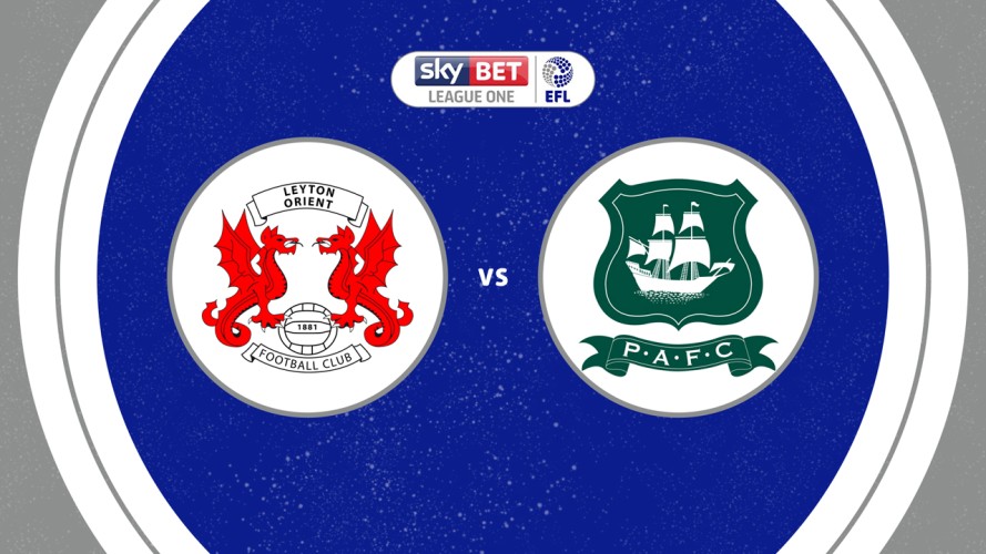 Leyton Orient vs Plymouth Argyle event artwork