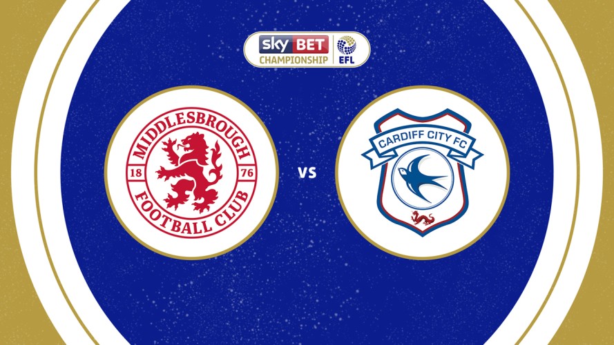 Middlesbrough vs Cardiff City event artwork