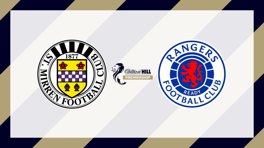 St Mirren vs Rangers event artwork