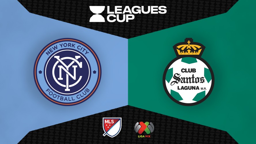 New York City FC vs Santos Laguna event artwork