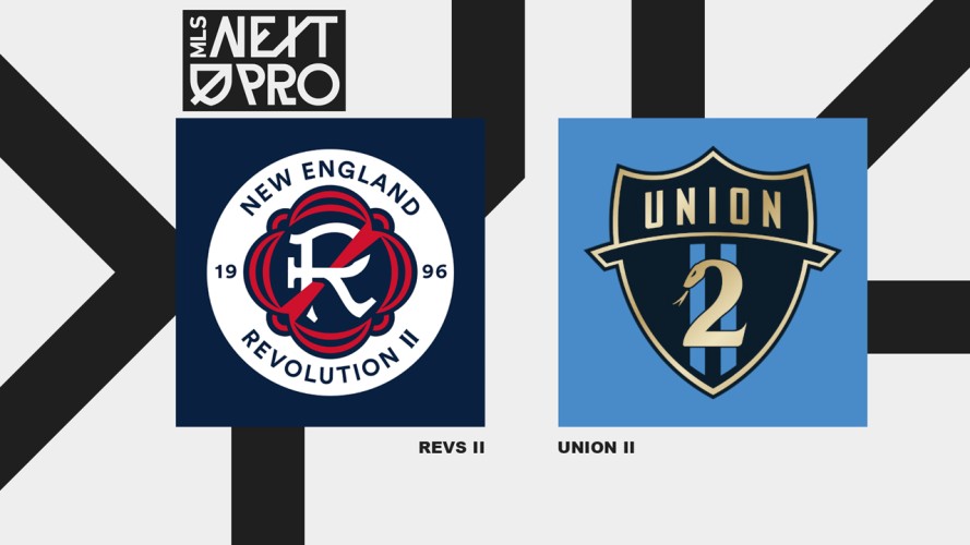 New England Revolution II vs Philadelphia Union II event artwork