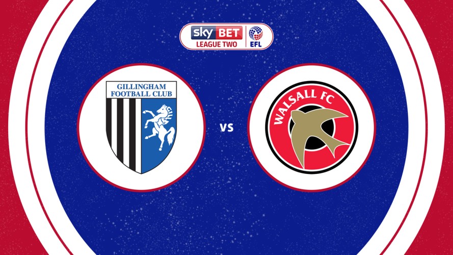 Gillingham vs Walsall event artwork