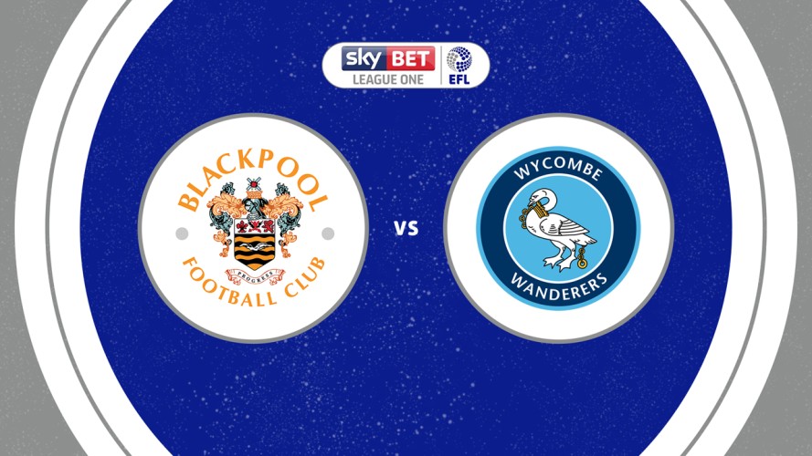 Blackpool vs Wycombe Wanderers event artwork