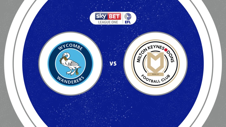 Wycombe Wanderers vs Milton Keynes Dons event artwork