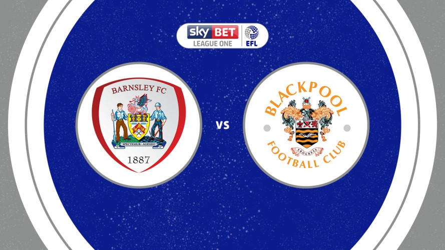 Barnsley vs Blackpool event artwork