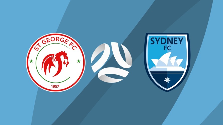 St George vs Sydney FC Youth event artwork