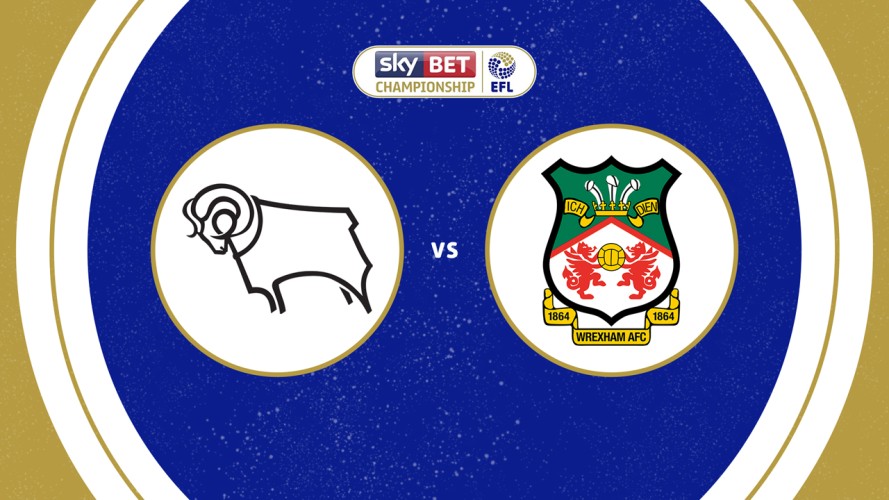 Derby County vs Wrexham event artwork