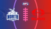 North Melbourne Football Club vs Gold Coast Football Club thumbnail artwork