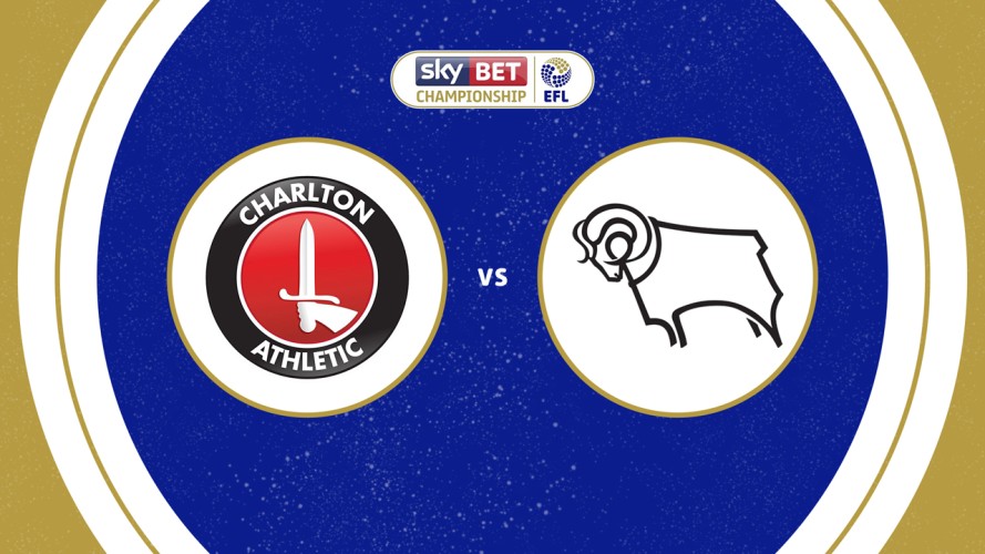 Charlton Athletic vs Derby County event artwork