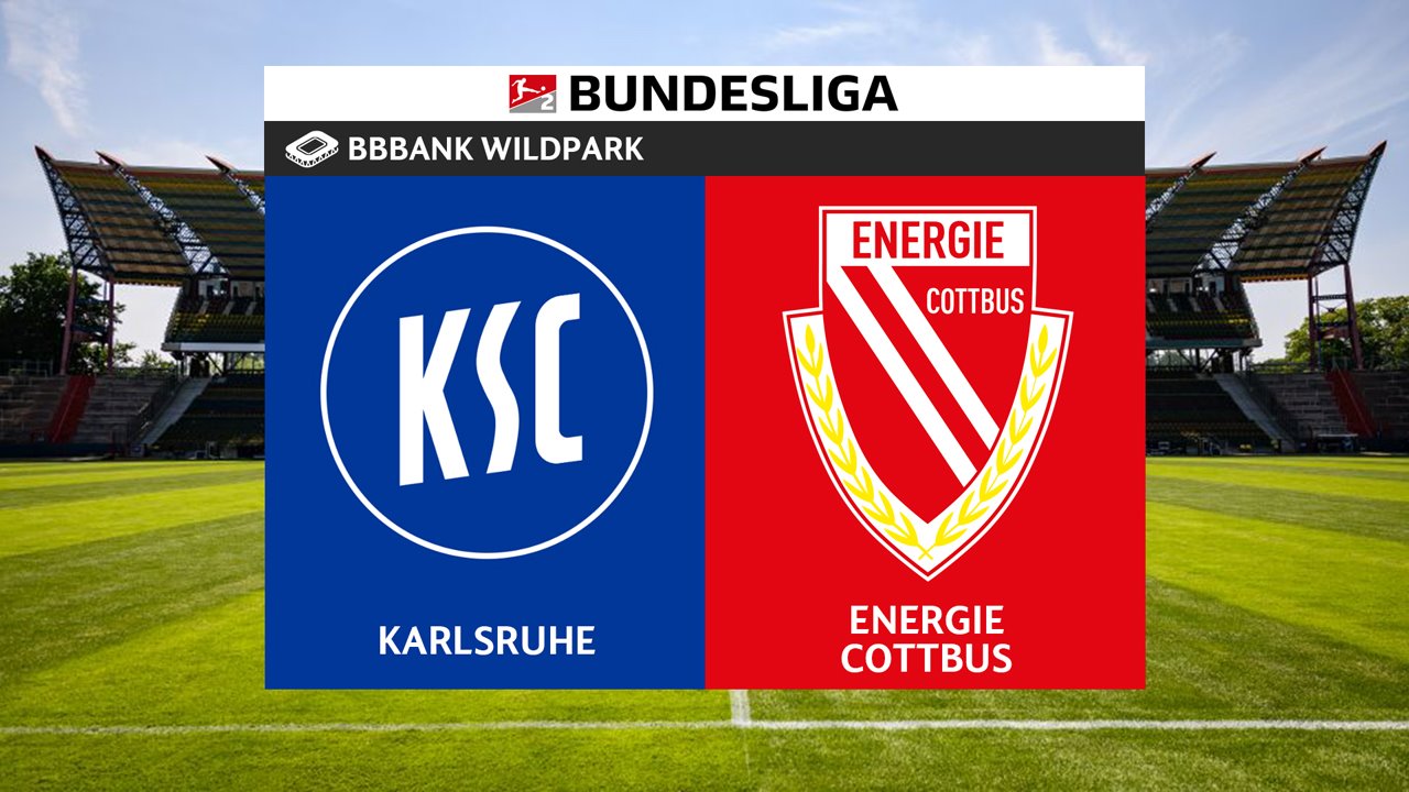 Karlsruhe vs Energie Cottbus