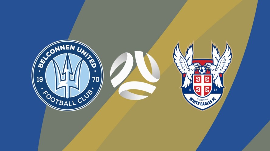 Belconnen United vs Canberra White Eagles event artwork